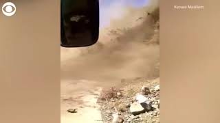 Caught on Camera Philippines landslide [upl. by Stanzel132]