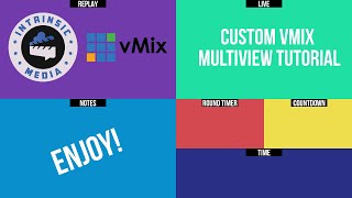 Custom MultiView for vMix from Scratch [upl. by Arbua]