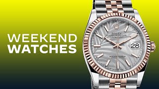 I Review The Rolex Datejust 36 quotPalm Dialquot on Jubilee Bracelet Is it the most elegant Rolex Watch [upl. by Alaek]