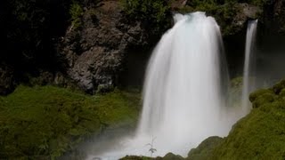 ♥♥ Relaxing 3Hour Video of Large Waterfall [upl. by Tiffi959]