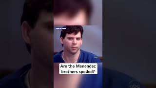 The Menendez Brothers about being spoiled 😳 menendezbrothers trending [upl. by Niggem]