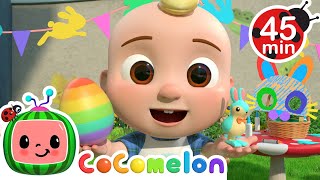 Easter Masks Song  MORE CoComelon Nursery Rhymes amp Kids Animal Songs [upl. by Macfarlane564]