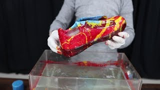 कलर करने का देसी जुगाड़  Hydro Dipping My Shoes  Latest Technology [upl. by Haon]