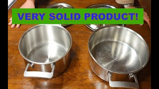 Demeyere Industry 5 Saute Pan Sauce Pan Pot Review [upl. by Stalker246]