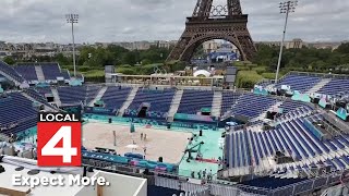 Paris landmarks transformed into Olympic Venues [upl. by Ulani]