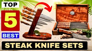 The 5 Best Steak Knife Sets Of 2024 Review [upl. by Faus301]