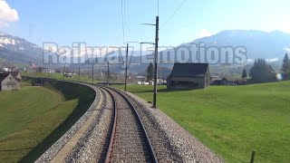 🚆 Cab ride into beautiful Obertoggenburg Switzerland  Thurbo S2 Altstätten SG  NesslauN St J [upl. by Tracay643]