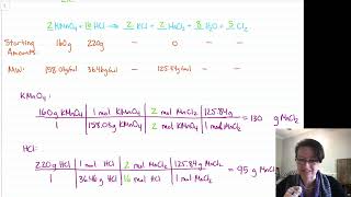 Limiting Reagent Practice Problem [upl. by Otrebide]