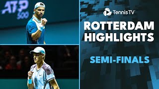 De Minaur Takes On Dimitrov Sinner vs Griekspoor  Rotterdam 2024 SemiFinal Highlights [upl. by Adelpho]