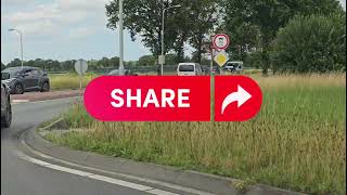 Driving to Oude Pekela In English Old Pickle Groningen Netherlands 🇳🇱 [upl. by Lilly]