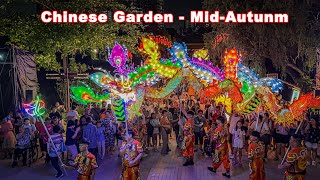 Chinese Garden Singapore  MidAutumn Festival Dragon Dance [upl. by Holleran185]