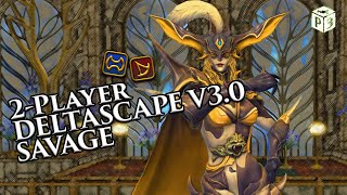 2Player Deltascape V30 Savage  Halicarnassus  Warrior amp Summoner  FFXIV [upl. by Orelle452]