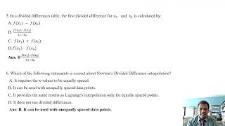 Numerical methods MCQs [upl. by Jenkel]