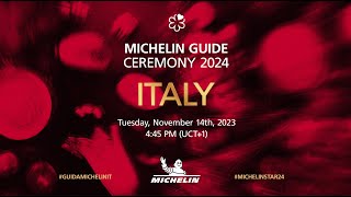 Discover the MICHELIN Guide restaurant selection in Italy for 2024 [upl. by Cindi661]