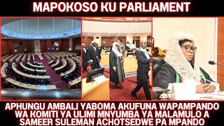 MALAWI PARLIAMENT  MKUMANOWU UNATHERA PANJIRA KAMBA KAMAPOKOSO KUTI SAMEER ACHOTSEDWE PAMPANDO [upl. by Dorothee]