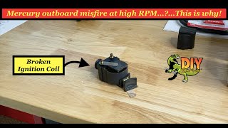 Outboard engine boggingsluggish at high RPM  Common cause [upl. by Yddeg]