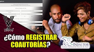 ¿Cómo REGISTRAR una COAUTORIA en INDAUTOR FORMATOS y Trámite  Villana Music  Angela Fonte [upl. by Ydnak]