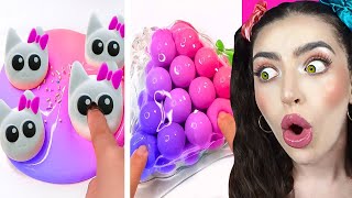 Top 7 Most ODDLY SATISFYING videos EVER SQUISHY SLIME CANDY CRUSH MAGNET CLICK amp MORE [upl. by Lleryt]