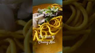 Khao soi Gai the food of chiang mai thaifoodie chiangmai railaybeach travelfoodie [upl. by Aleen]