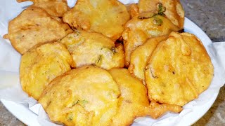 aloo pakora recipe  aloo pakora  crispy aloo pakora [upl. by Bessy]