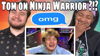 Tom Simons Am I Strong Enough For Ninja Warrior REACTION [upl. by Jolyn375]