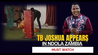 TB JOSHUA APPEARS IN NDOLA ZAMBIA [upl. by Yrneh]