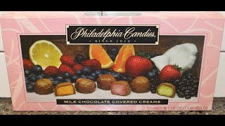 Philadelphia Candies Milk Chocolate Covered Creams – TEN Flavors Review [upl. by Naitsirt]