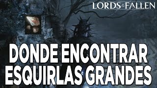 Ruta para farmear Esquirlas Grandes de Deralio en Lords of the Fallen  Material para mejorar Armas [upl. by Boycie]