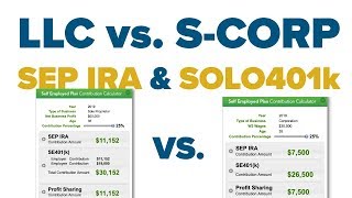 Sep IRA vs Solo 401k  Retirement plans for Small business [upl. by Eillo890]