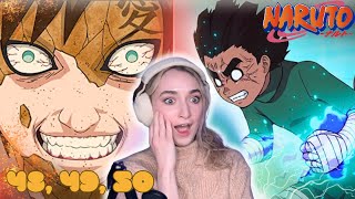 THIS BATTLE IS GOD TIER  Rock Lee vs Gaara NARUTO REACTION Episodes 48 49 amp 50 [upl. by Mungo11]