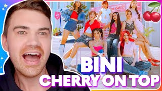 BINI  ‘Cherry On Top’ Official Music Video REACTION [upl. by Mcmath]