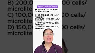 What is the normal range for platelet count📚 [upl. by Keeler]