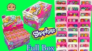 Shopkins Stack Challenge  Full Complete Season 4 Box of 30 Surprise Blind Bags  Cookieswirlc [upl. by Mamie808]