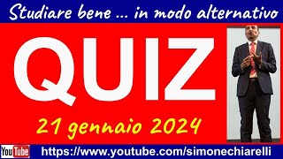 QUIZ commentati in diretta con Simone Chiarelli  parte 1 2112024 [upl. by Barney]