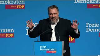 „Ich bin stolz ein Freier Demokrat zu sein“ 💛 I Rede auf dem 86 Landesparteitag der fdpbayern [upl. by Nylidnam]