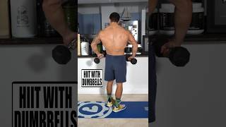 6 Minute Home Dumbbell HIIT Workout Circuit  Back Biceps Forearms Obliques amp Cardio 🔥💪🏻👽 [upl. by Ednihek163]