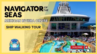 Navigator of the Seas  Walking Tour  2024 [upl. by Hsak]