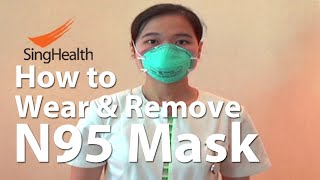 N95 3M mask How to Wear and Remove [upl. by Madox138]