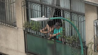 Venezuelans bang pots and pans in protest after Maduro reelection  AFP [upl. by Llekcm809]