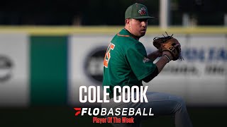 FloBaseball Player Of The Week Joliet Slammers Cole Cook [upl. by Leavelle838]