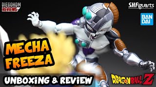 MECHA FREEZA SH Figuarts Dragon Ball Z Bandai Unboxing e Review BR [upl. by Anaig]