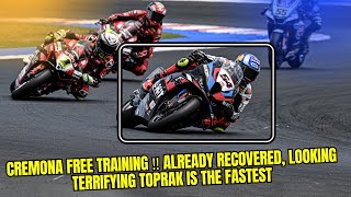 CREMONA FREE TRAINING ‼️ ALREADY RECOVERED LOOKING TERRIFYING TOPRAK IS THE FASTEST [upl. by Dranal]