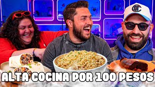 Convertimos 100 pesos en Alta Cocina ft cheflandeta [upl. by Olnay]