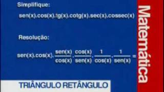 Matemática  Relações Trigonométricas nos Triângulos e Retângulos  Parte 2  2 [upl. by Fogg316]