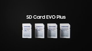 SD Card EVO Plus Feature highlight  Samsung [upl. by Marchese756]