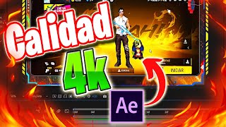 🎯 Calidad 4k en After EFFECTS 2023 🎯 fácil y rápido [upl. by Atiner]