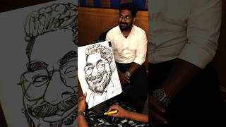 Best caricature artist in Chennai performs live caricature in wedding reception function Book now [upl. by Venita902]