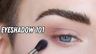 HOW TO APPLY EYESHADOW  Tips amp Tricks for Simple Eye Makeup [upl. by Levison44]