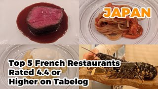 Michelinstarred restaurants in Japan Top 5 French restaurants [upl. by Elenore]