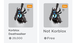 FINALLY Korblox Deathwalker [upl. by Ellimac1]